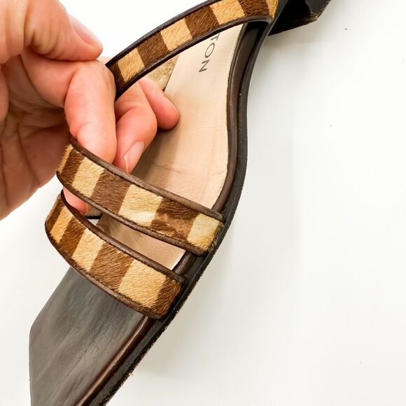 Louis Vuitton LV Damier Flats Checkered Sandals EU 38.5 US 8.5 - Picture 10 of 14